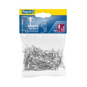 Remaches 3,2 x 8 mm 100 unidades #377 - Imagen 1