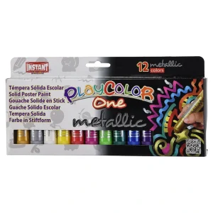 TEMPERA SOLIDA METALIZADA 12 COLORES #10121 - Imagen 1