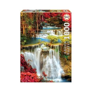 PUZZLE 1000 pcs 48x68 cm CATARATAS EN EL BOSQUE #18461