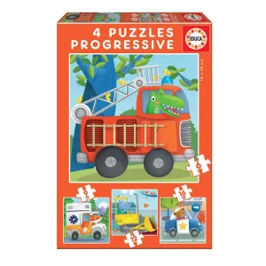 PUZZLE INF 6+9+12+16 PCS 3+ PATRULLA DE RESCATE #17144