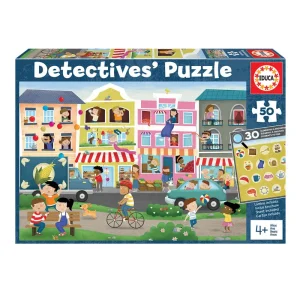 PUZZLE DETECTIVE 50 PCS 4+ CIUDAD #18894
