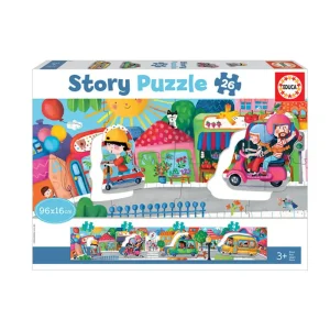 PUZZLE STORY 26 PCS 3+ VEHICULOS #18901